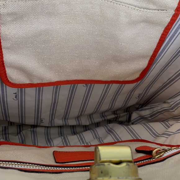 Coach Pierre Le-Tan Umbrella Beach Tote Bag Purse - Picture 13 of 16